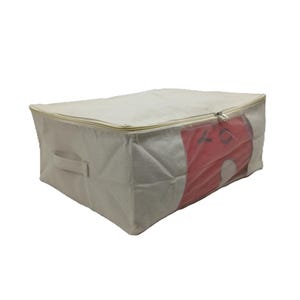 Cotton Clothes Storage Bags, Saree Cover with Zipper, Saree Cover, Travel Pack, Garment Bag, Wardrobe Organizer, Clothes Organizer, Cover