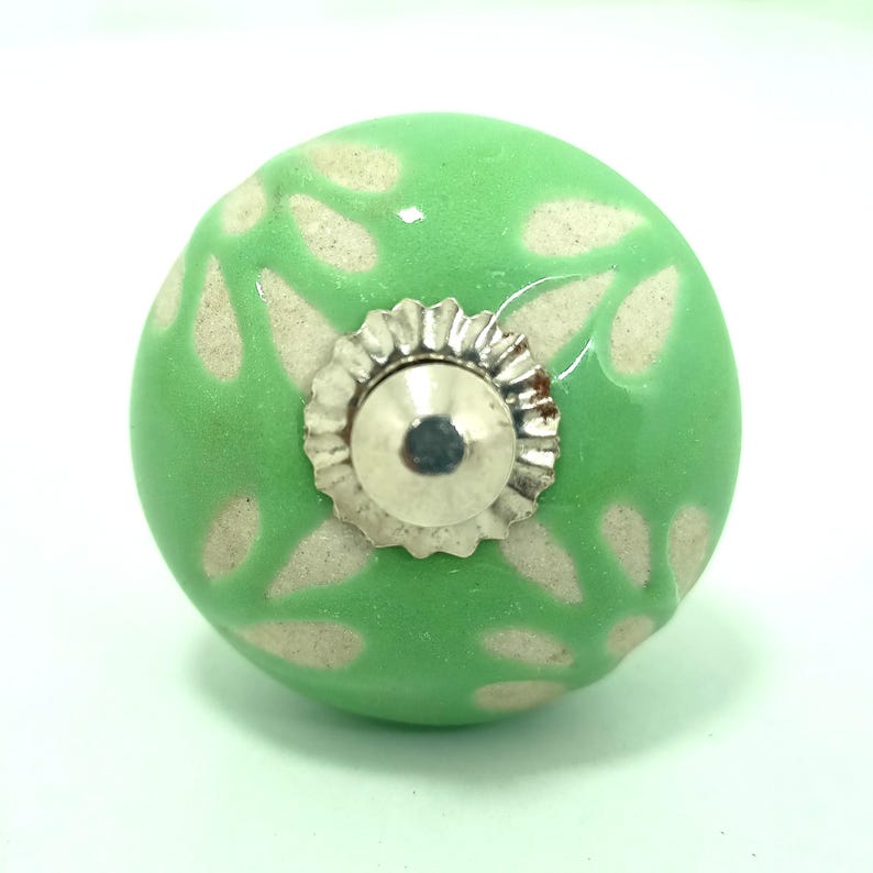 Vintage Knäufe Keramik | Pastell Blumen Schrankgriffe | Landhaus Dekor Bild 13
