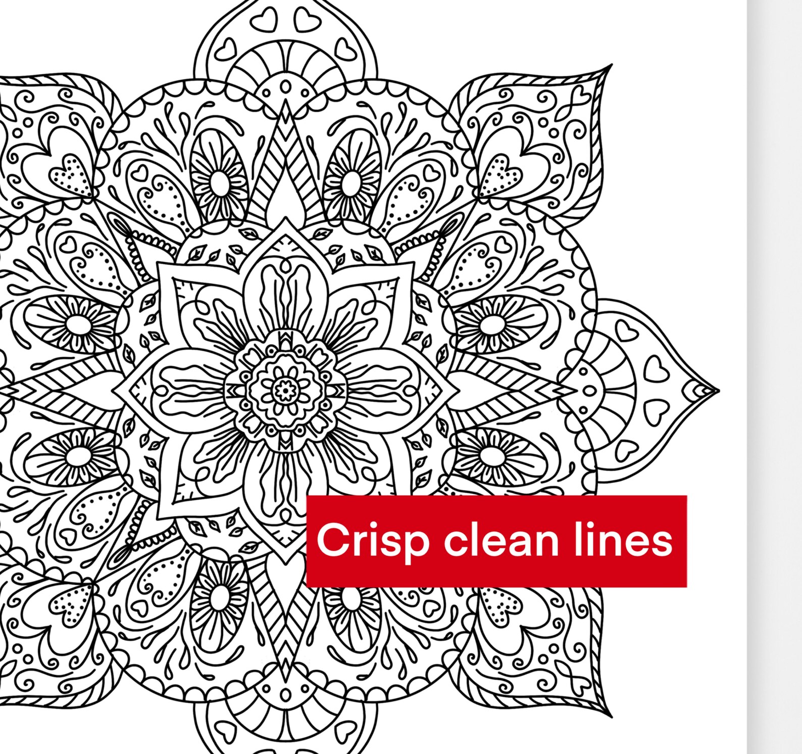 Mandala Coloring page for Procreate Coloring pages download | Etsy