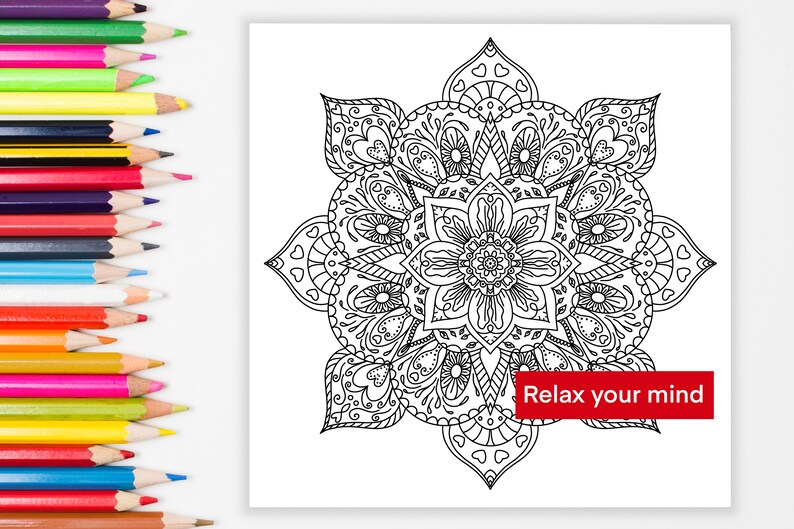 Download Mandala Coloring page for Procreate Coloring pages ...