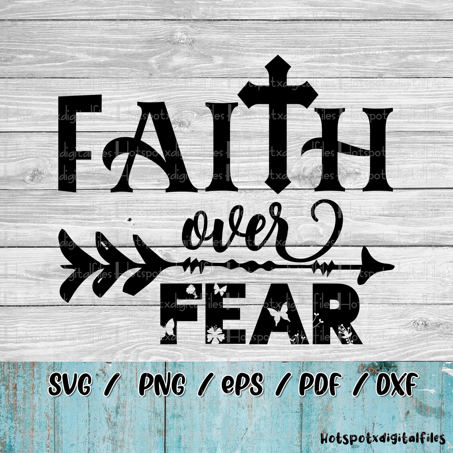 Faith Over Fear svg Christian svg cricut Bible Verse svg | Etsy