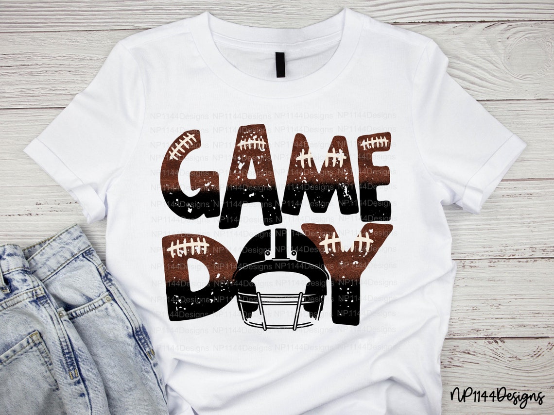 Football Game Day Helmet PNG Distressed Game Day Sports - Etsy