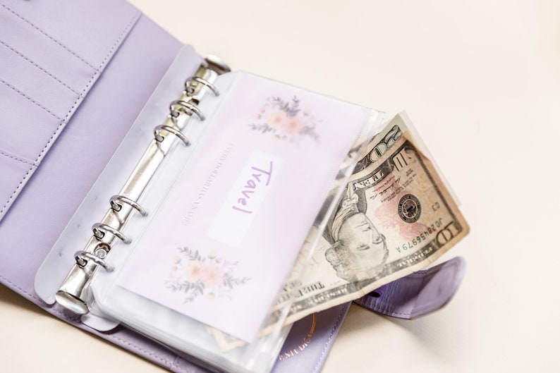 Plastic Resealable Cash EnvelopesA6 Binder6 Ring Etsy