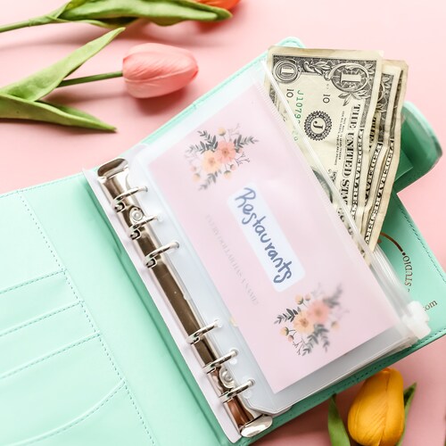 cash envelope binder wallet