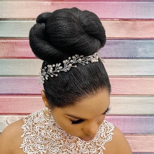 Cristoli Hair Bun "HARLOW" for Natural Hair African American Updo Black Hairstyles