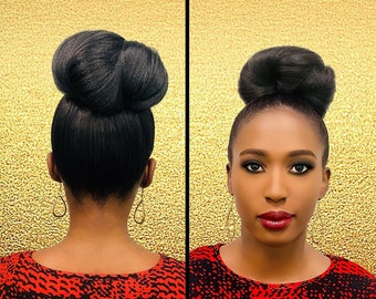 Cristoli "BUNETTE" Mini Hair Buns for Natural Hair African American Updo Black Hairstyles