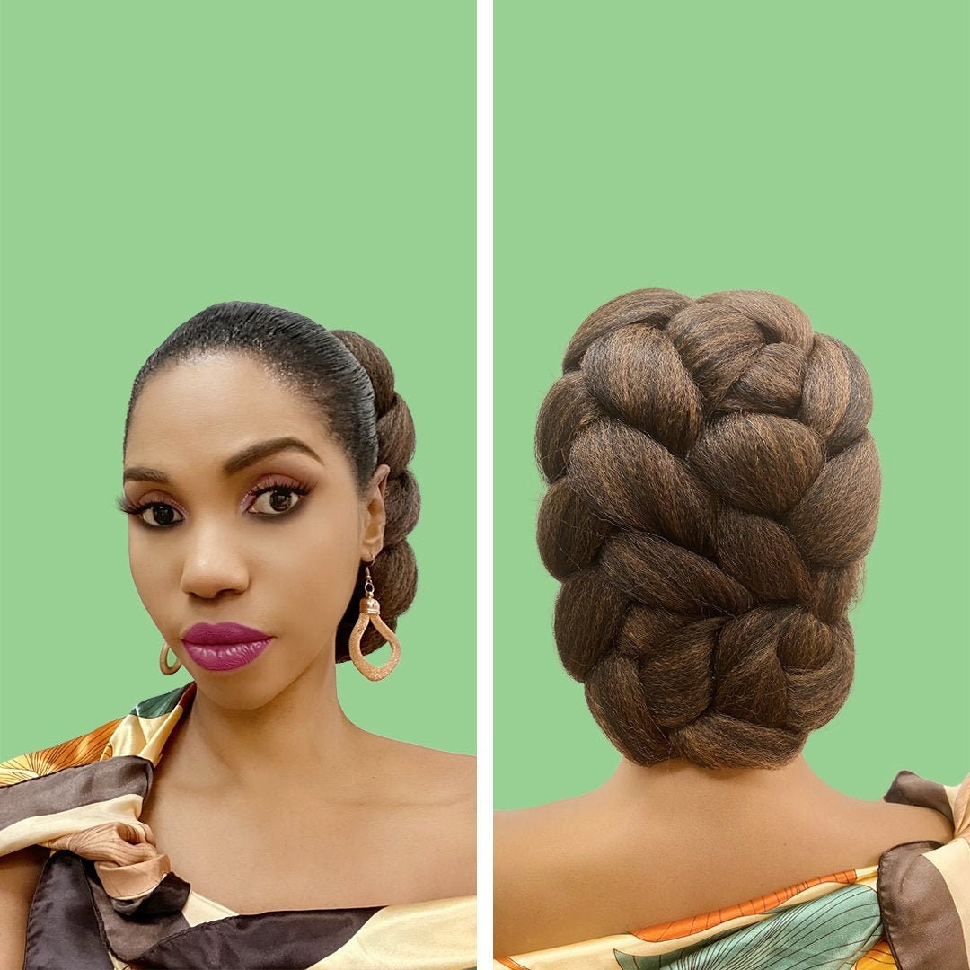 Cristoli Hair Bun malia for Natural Hair African - Etsy Sweden Cristoli Hair Bun malia for Natural Hair African - Etsy Sweden