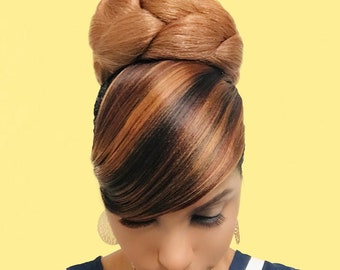Cristoli Clip On Hair Bang "BINDI" for Natural Hair African American Black Hairstyles