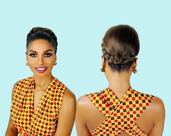 Cristoli Big Hair Bun "DALIA" Natural Hair Black Women Updo