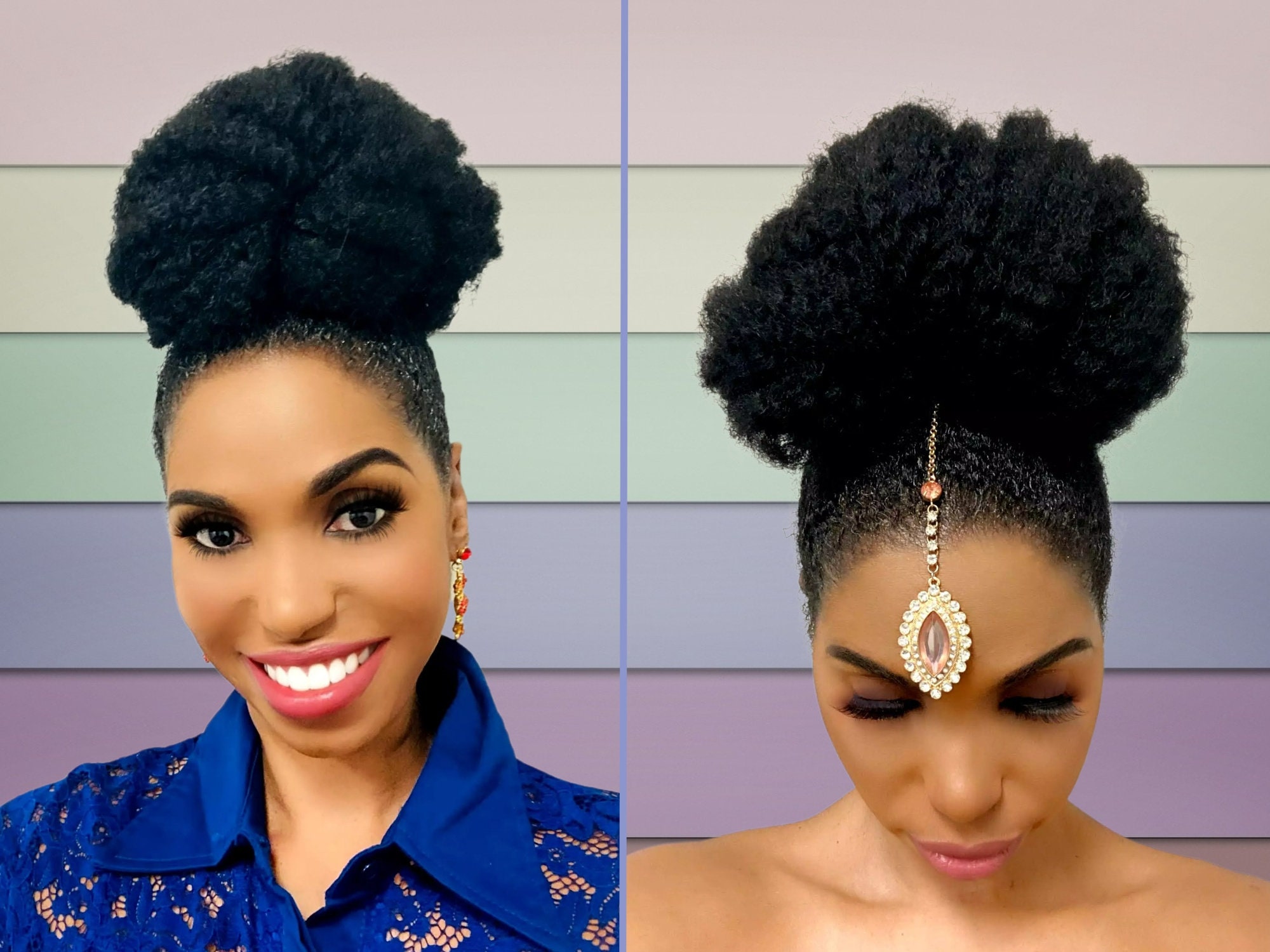 Cristoli Kinky Natural Hair Bunette Size XL for Type 4B 4C Bun - Etsy Cristoli Kinky Natural Hair Bunette Size XL for Type 4B 4C Bun - Etsy