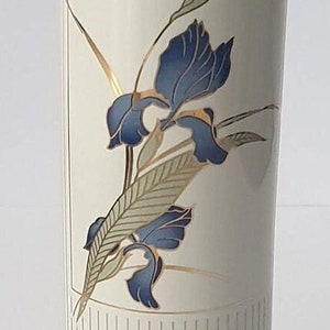 Otagiri Grand Iris Vase, Japanese Vase, Otagiri Japan, Japanese Iris Vase, Floral Japanese Vase, Iris Gift, Iris Vase, Japanese Vase