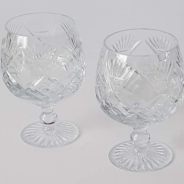 Lead Crystal Glasses Etsy UK