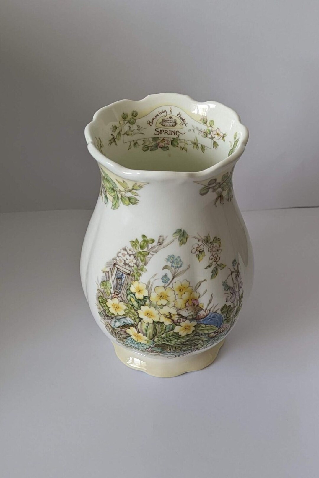 Brambly Hedge Spring Vase, Collectable Brambly Hedge, Royal Doulton