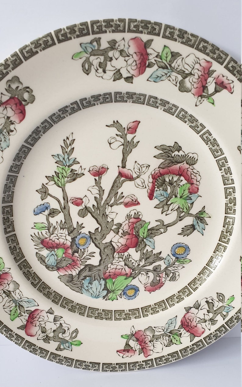 Indian Tree Dinner Plate Johnson Bros Indian Tree Plate Etsy
