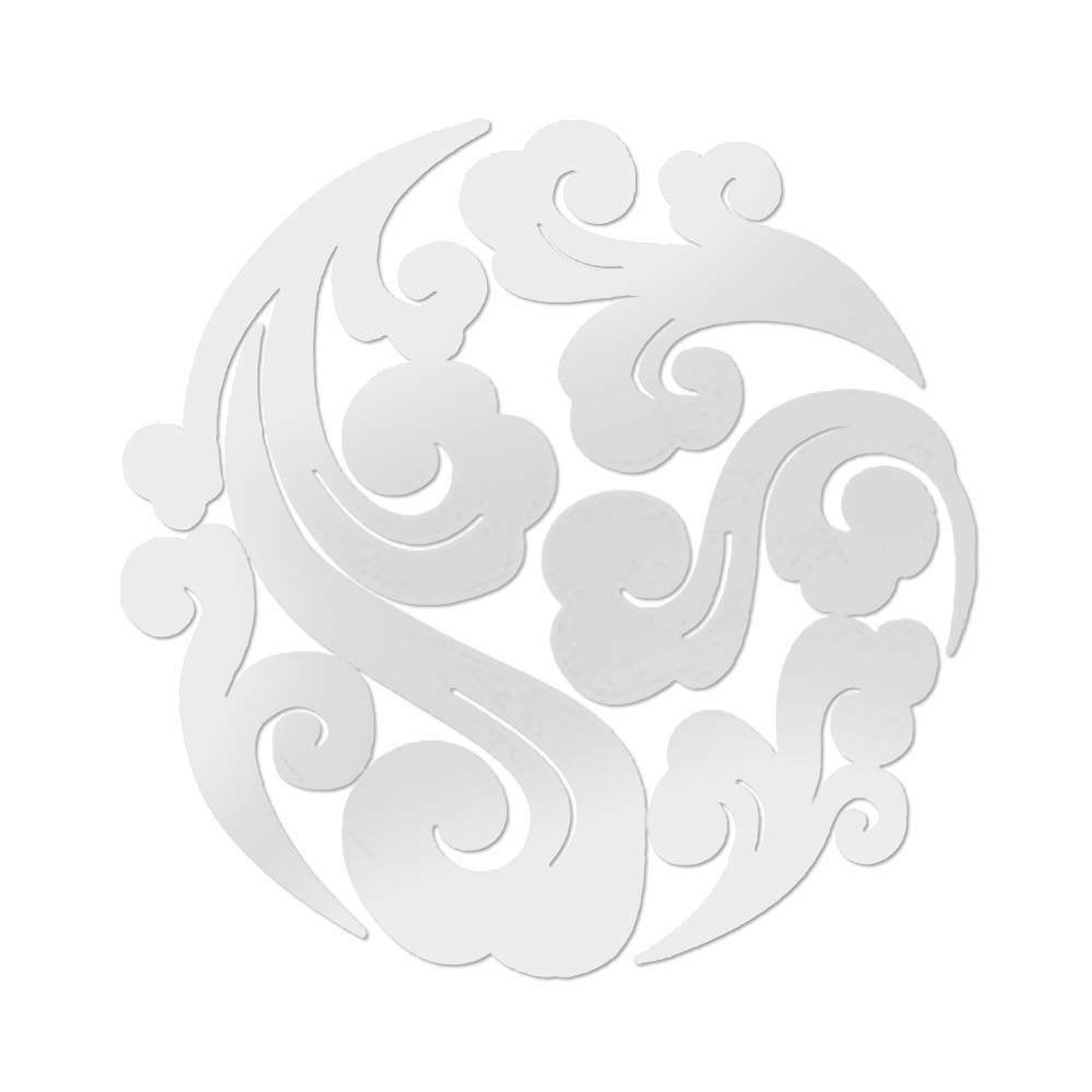 Acrylic Cloud 3D Mirror Wall Decal Stickers Removable Home Etsy