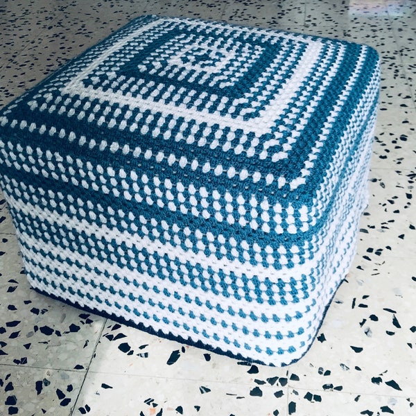 housse de pouf vintage