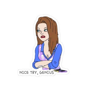 Sarah Lynn Vinyl Sticker | Sarah Lynn Inspired Bojack Vibes | Waterproof Cartoon Decal | Laptop, Journal, Water Bottle Sticker