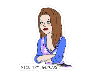 Sarah Lynn Vinyl Sticker | Sarah Lynn Inspired Bojack Vibes | Waterproof Cartoon Decal | Laptop, Journal, Water Bottle Sticker