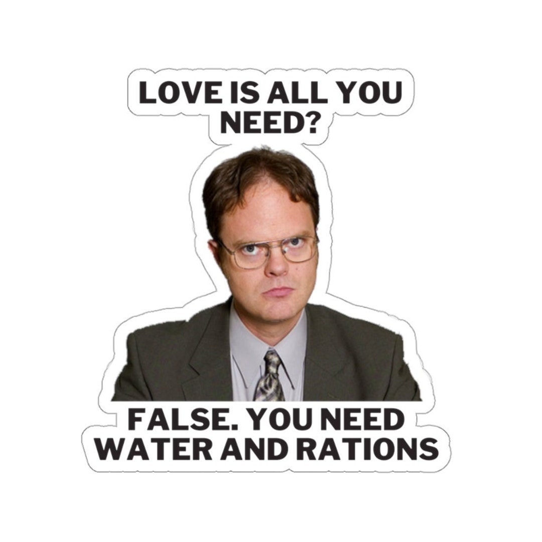 Dwight Schrute Sticker, the Office Sticker, Dwight Schrute Bumper