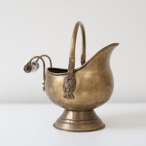 Antique Brass Pitcher Bucket