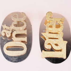 Vintage Brass Desk Memo Clips