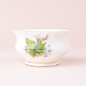 Vintage Floral Sugar Bowl