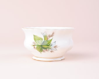 Vintage Floral Sugar Bowl