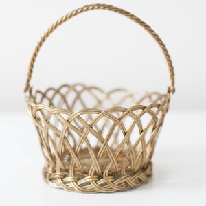 Brass Basket with Handle