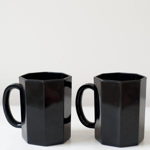 Vintage French Mug Pair