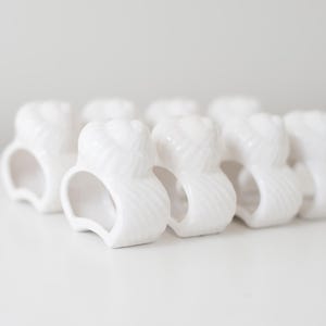 Ceramic Seashell Napkin Rings