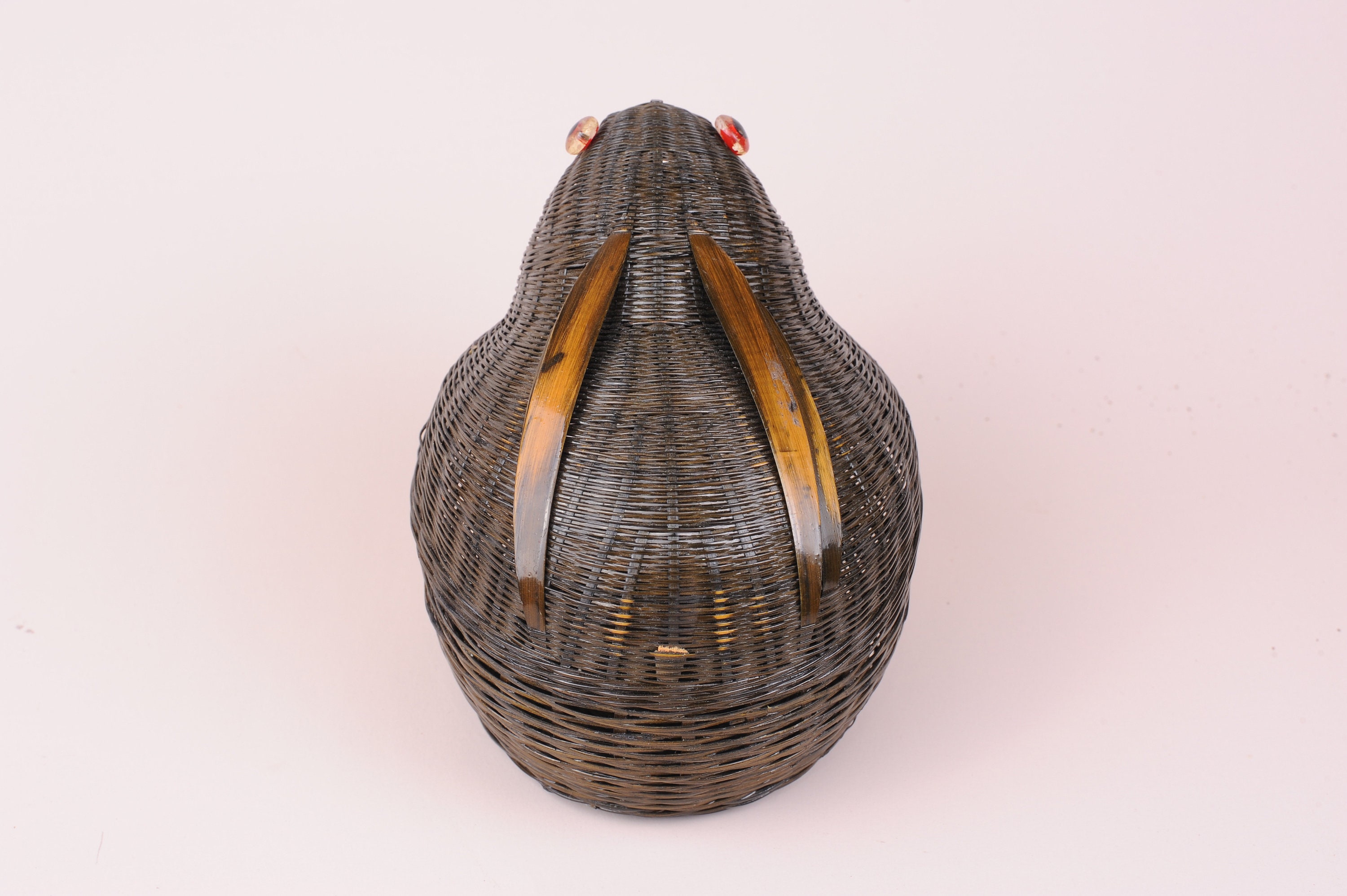 Walnut Ridge Rabbit Basket Mid Century Rabbit Basket - Etsy