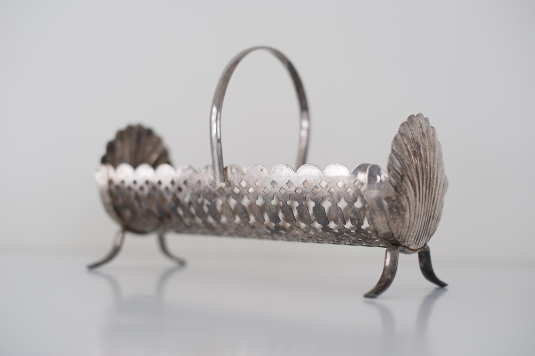 Shellcracker Silver Vintage Leonard Silver Plated Seashell Cracker Tray - Etsy