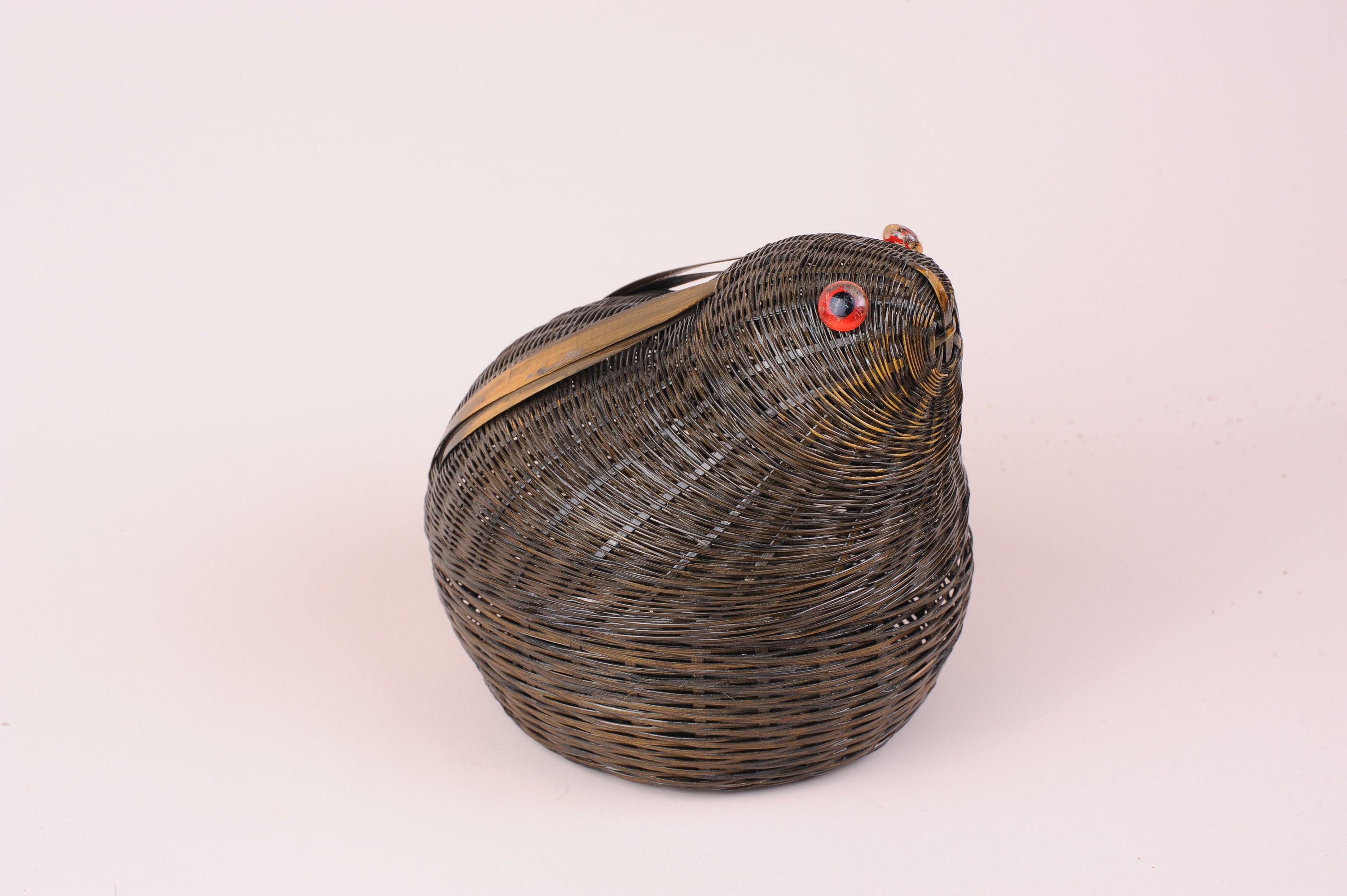 Walnut Ridge Rabbit Basket Mid Century Rabbit Basket - Etsy