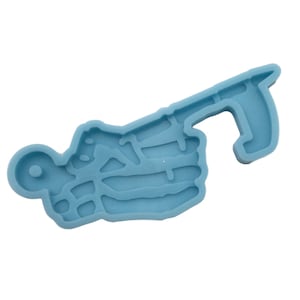 SKELLETON HAND TOUCHLESS Keychain Shiny Mold, Silicone Molds for Epoxy Crafts, Resin Craft Molds, Epoxy Resin Jewelry Making Supplies