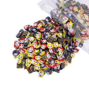 Witch Sisters Polymer Clay Slices, Halloween Nail Art, Slime Supplies