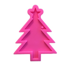 Christmas Tree Keychain Resin Mold, Shiny Mold, Silicone Molds for Epoxy Crafts, Resin Craft Molds, Epoxy Resin Jewelry Making Supplies