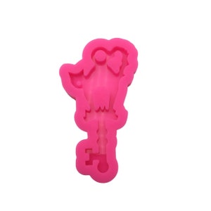 Cat Key Keychain Resin Mold, Shiny Mold, Silicone Molds for Epoxy Crafts, Resin Craft Molds, Epoxy Resin Supplies - 2370