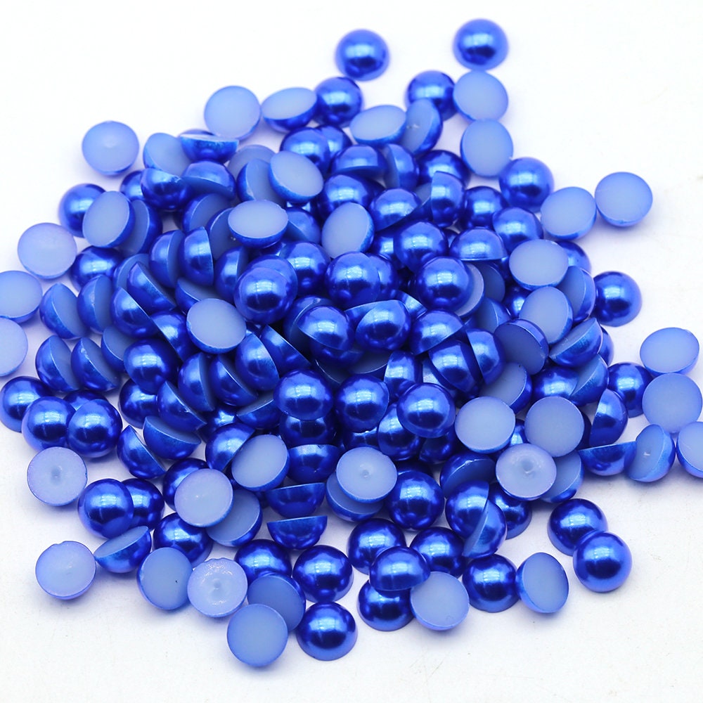 Blue Shell Pearls, 10mm 12mm A Grade Big Size Round Blue Pearl