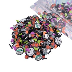 Monster Mash Polymer Clay Mix, Halloween Polymer Clay Slices, Fake Sprinkles, Jimmies, Clays for Resin Crafts and Slime