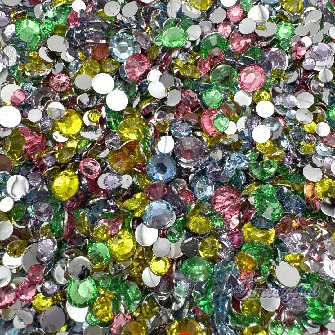 Pastel Rhinestone Mix - Etsy
