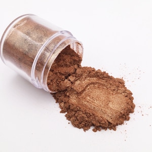 ROSE GOLD Mica Powder Pigment, Cosmetic Grade, Mica Powder For Resin, Nail Art, Cosmetics, Soap Making, Painting and More