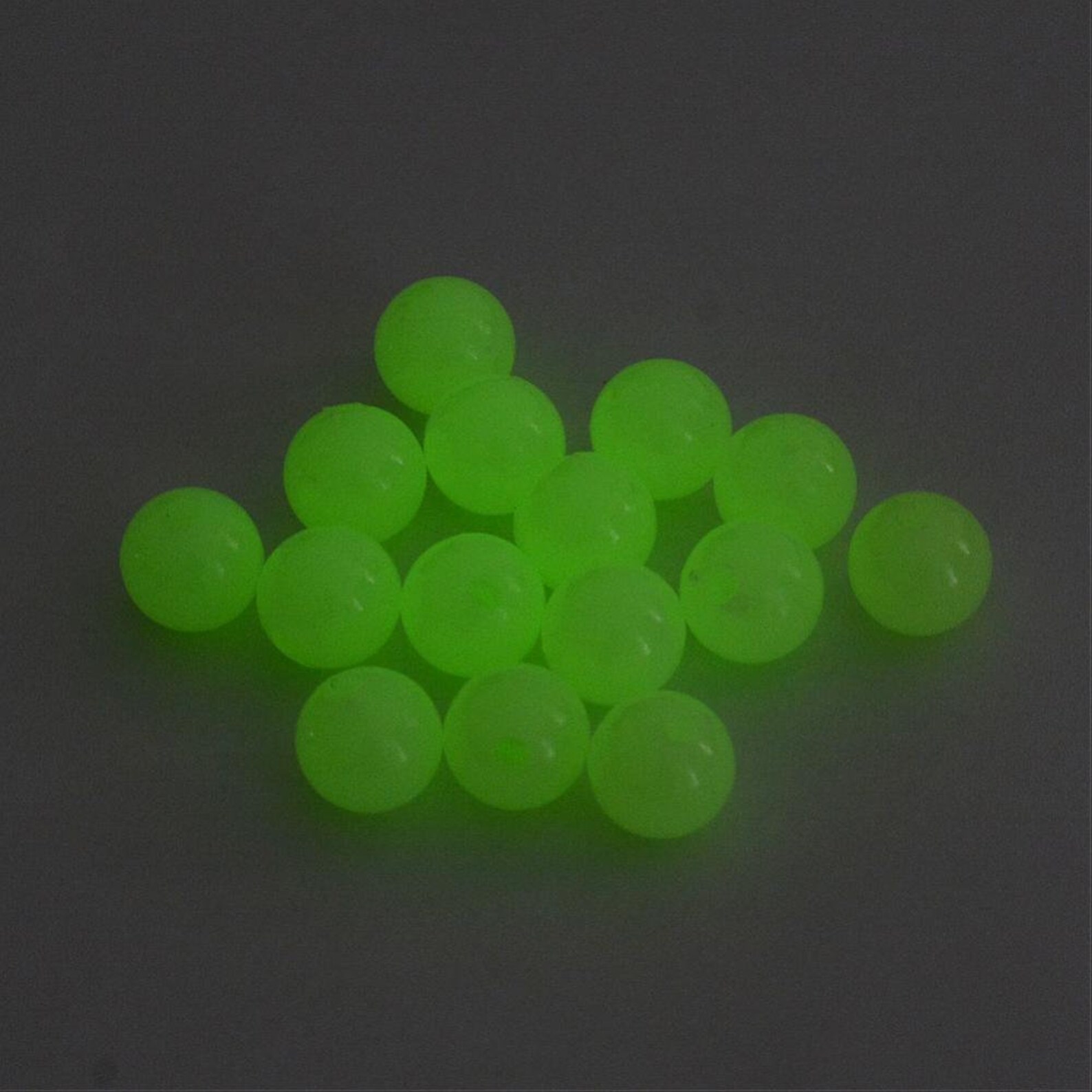 50 Glow in the Dark Beads 10mm Bubble Gum Beads Chunky Etsy