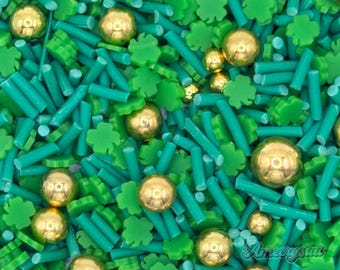 St Patrick's Day Polymer Clay Sprinkles, Lucky Charms Mix