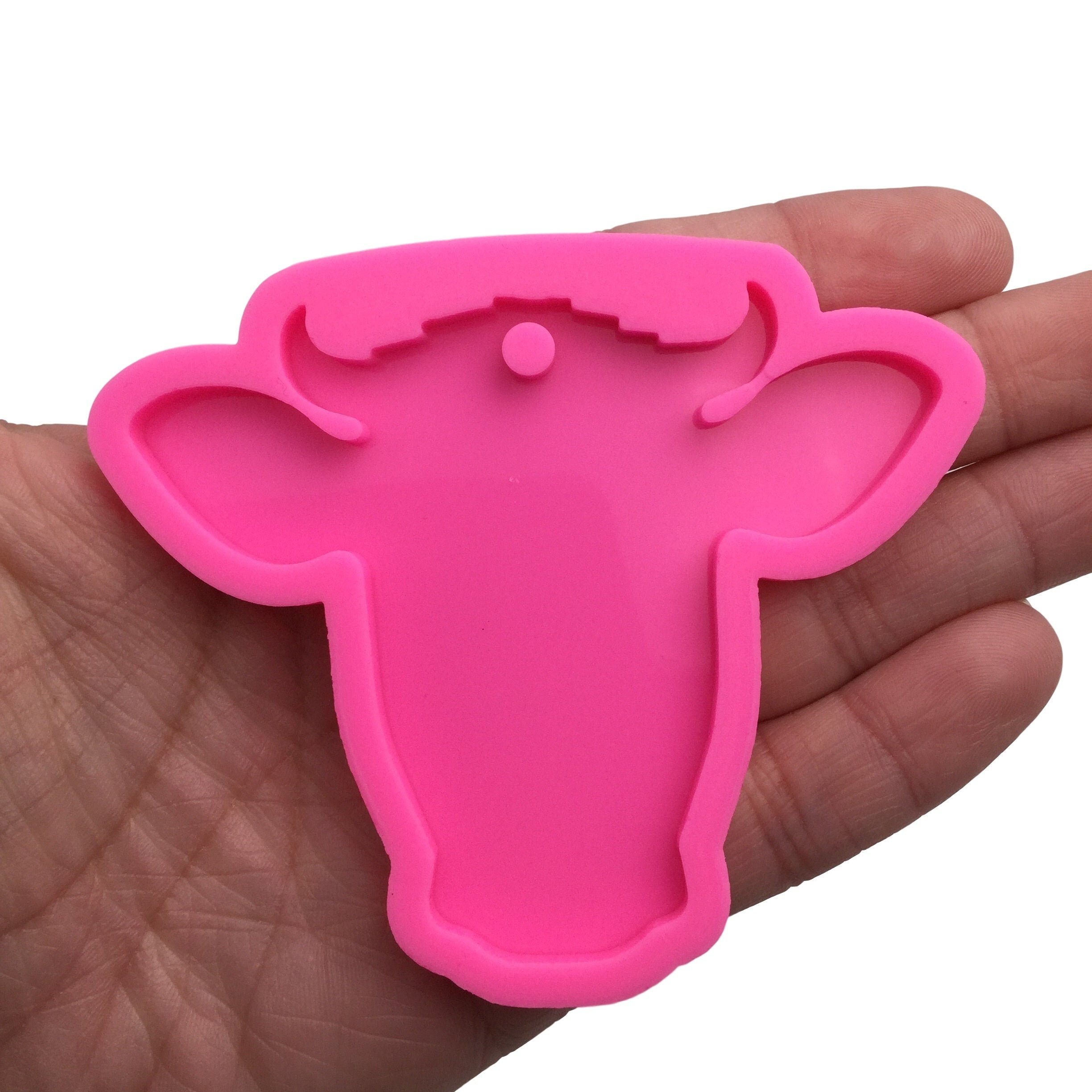 Bull Head Silicone Mold, Shiny Mold, Silicone Molds for Epoxy Crafts, Resin  Craft Molds, Epoxy Resin Jewelry Making Supplies 