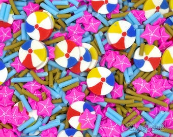 Beach Party Polymer Clay Mix, Nail Art, Slime Supplies