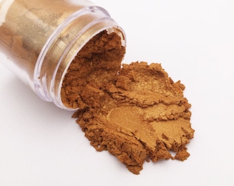 24K GOLD Mica Powder Pigment, Cosmetic Grade, Mica Powder For Resin, Nail Art, Cosmetics, Soap Making, Painting and More