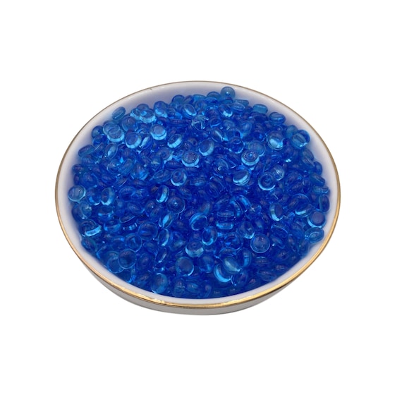 100g Blue Fishbowl Beads, Beads for Crunchy Slime, Slushie Beads for Slime,  Slime Supplies 