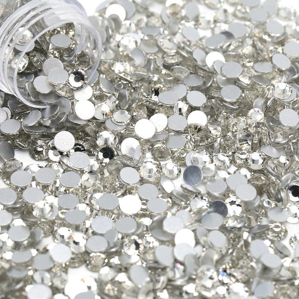 BULK Resin Rhinestones 5000pcs/3000pcs, Choose Size and Color, 3mm, 4mm or  5mm, Faceted Resin Rhinestones, Non-hotfix 