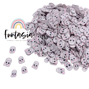 Marshmallow Polymer Clay Slices, Fruit Sprinkles, Fake Sprinkles, Clay Slices for Nail Art and Slime