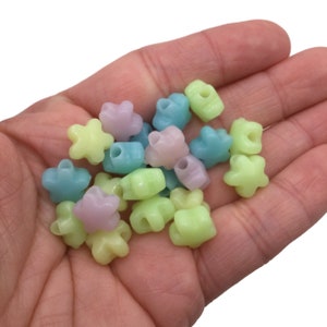 10mm Transparent Colorful Chunky Gumball Bubblegum Plastic Resin or Ac –  Delish Beads